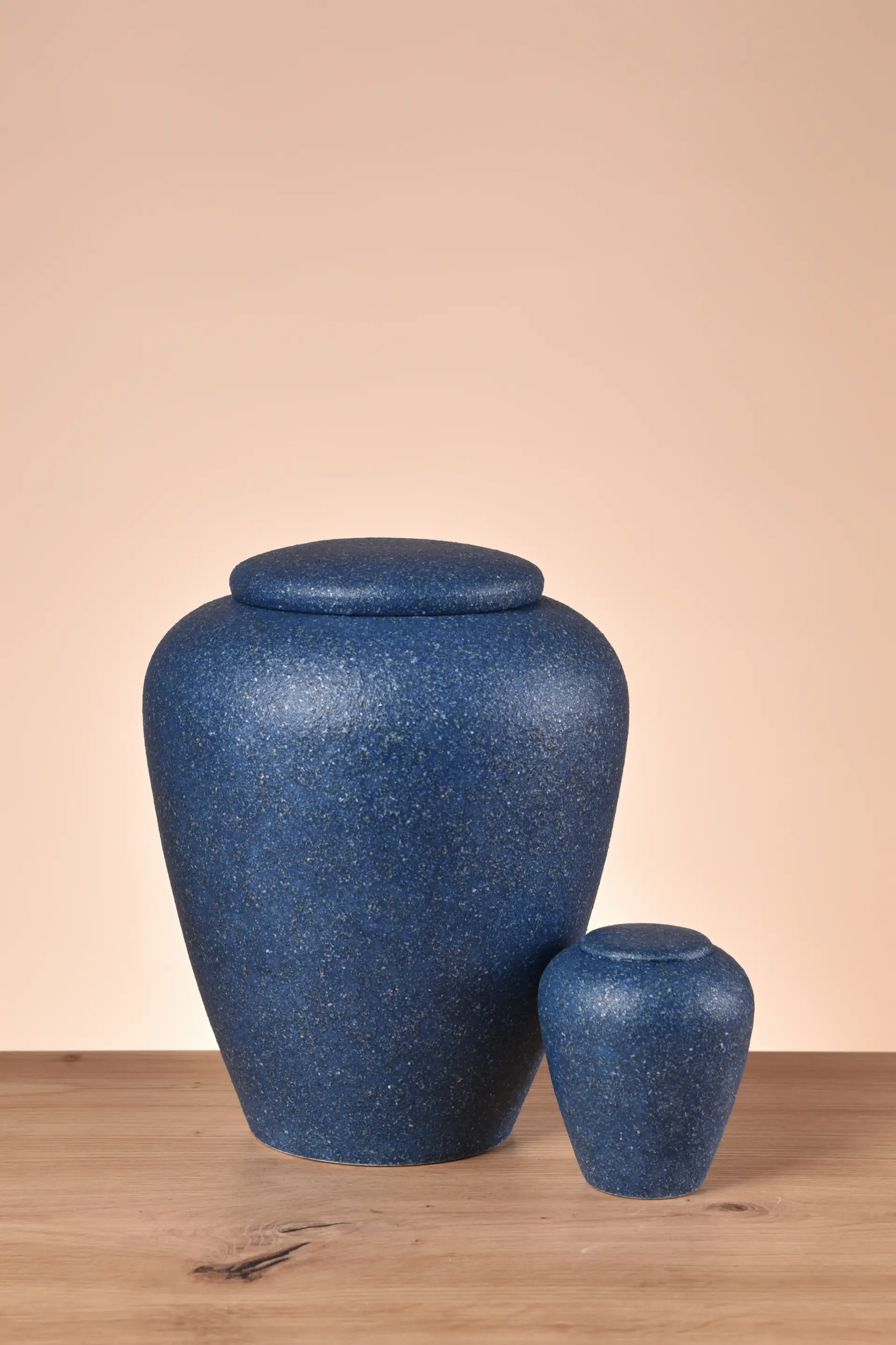 Celestial Peace – Blue Stone-Effect Urn